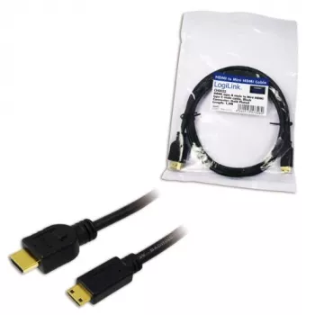 Cabo HDMI LogiLink CH0022 1,5 m HDMI Tipo A (Standard) HDMI Tipo C (M