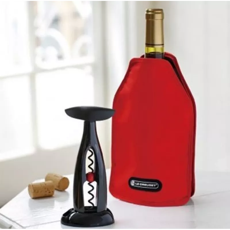 Manga térmica para garrafa de vinho Le Creuset - vermelho