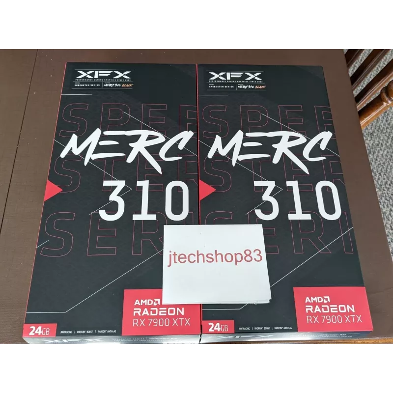 Placa gráfica XFX Radeon RX 7900 XTX 24 GB GDDR6, PCIe 4.0, 384-Bit, 355 W, 3 ventoinhas