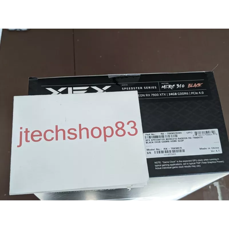 Placa gráfica XFX Radeon RX 7900 XTX 24 GB GDDR6, PCIe 4.0, 384-Bit, 355 W, 3 ventoinhas