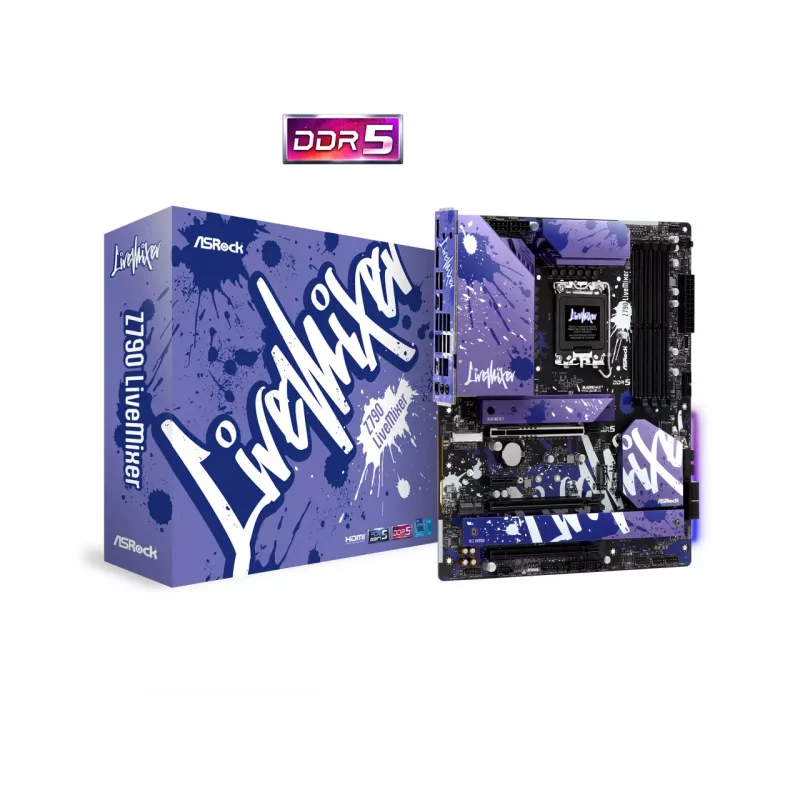 Placa-mãe ASRock Z790 LiveMixer ATX LGA1700 DDR5