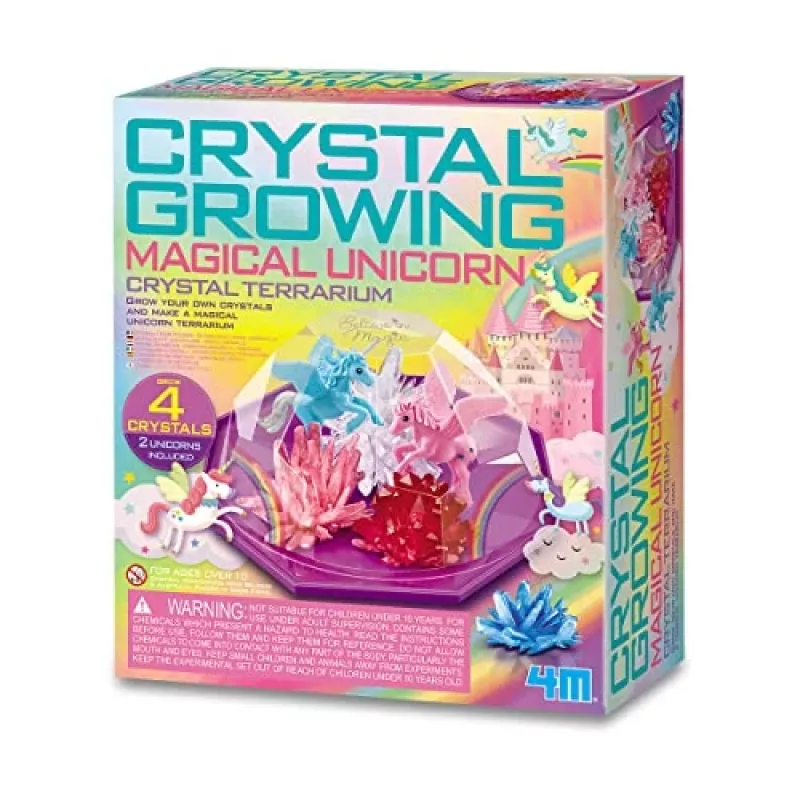Conjunto Árvore de Cristal 4M 4M-03928 — Brinquedo Científico Geológico para Crianças, rosa, a partir dos 8 Anos