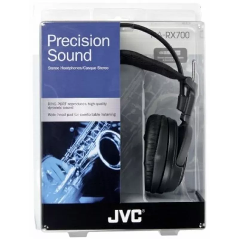 JVC HA-RX700 Auscultadores com fios de arco de cabeça pretos