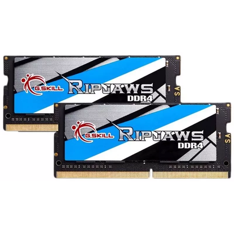 Memória G.SKILL Ripjaws F4-2400C16D-32GRS (DDR4 SO-DIMM; 2 x 16 GB; 2400 MHz; CL16)