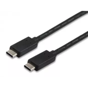 Equip cabo USB 2.0 Type-C, 1m, 1 m, USB C, USB C, USB 2.0, macho/macho, preto