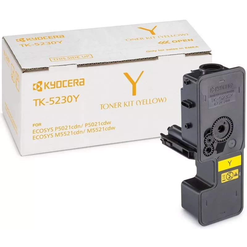 Cartucho de toner KYOCERA TK-5230Y 1 unid. original amarelo