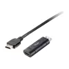 Equip adaptador DisplayPort para HDMI, 0,2 m, DisplayPort, HDMI, ficha, fêmea, 1920 x 1080 píxeis