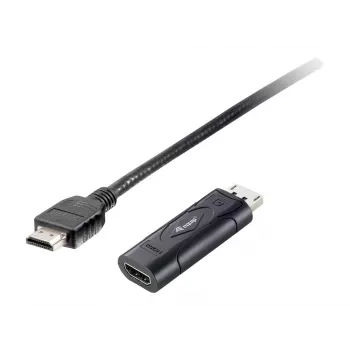Equip adaptador DisplayPort para HDMI, 0,2 m, DisplayPort, HDMI, ficha, fêmea, 1920 x 1080 píxeis