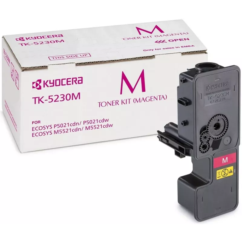 Cartucho de toner KYOCERA TK-5230M 1 unid. original magenta
