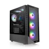 Caixa de PC Thermaltake View 200 TG ARGB Midi Tower preto