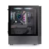 Caixa de PC Thermaltake View 200 TG ARGB Midi Tower preto
