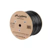 Cabo de rede Lanberg LCU6-21CU-0305-BK preto 305 m Cat6 U/UTP (UTP) exterior