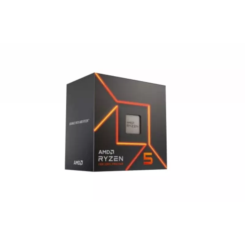 Processador AMD Ryzen 5 7600 3,8 GHz 6 núcleos 32 MB L2 e L3 Socket AM5