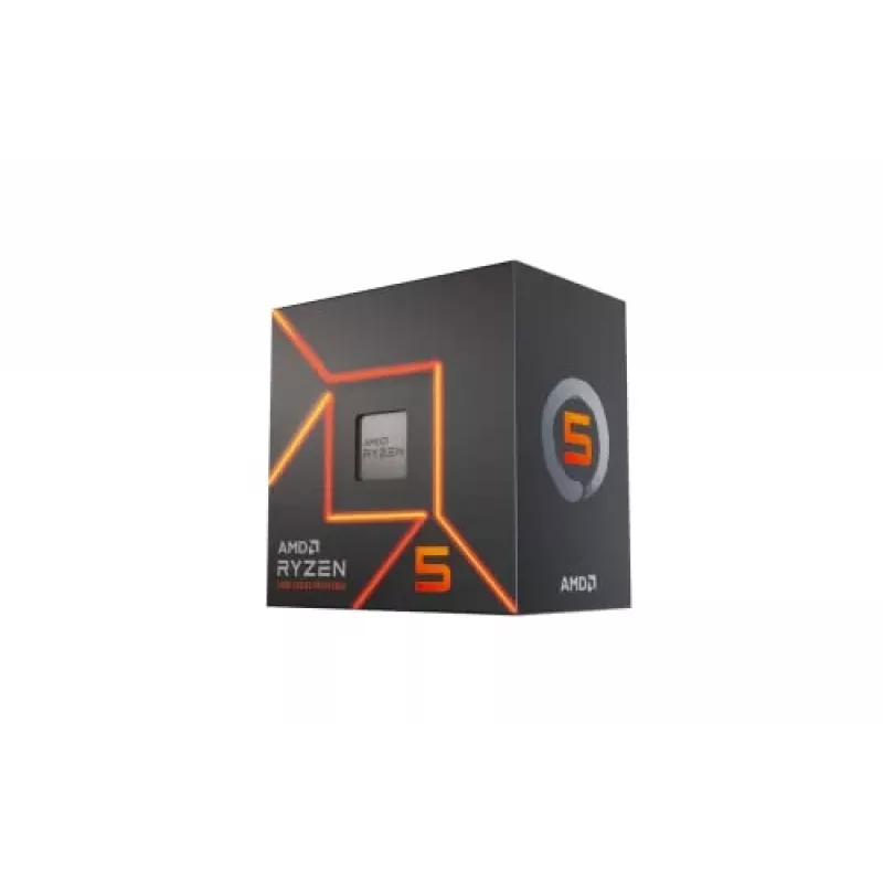 Processador AMD Ryzen 5 7600 3,8 GHz 6 núcleos 32 MB L2 e L3 Socket AM5