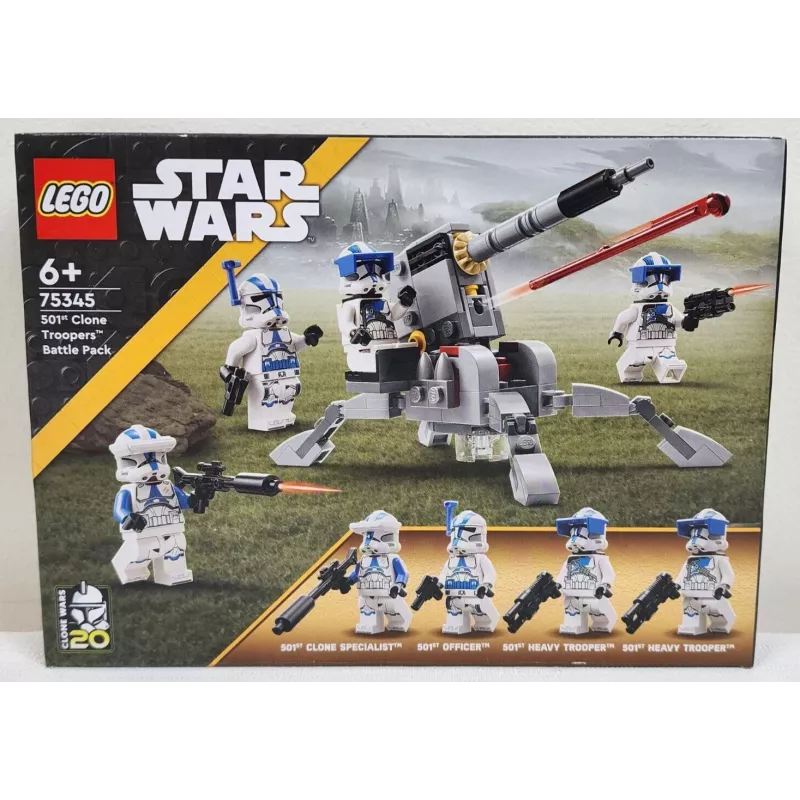 LEGO 75345 Star Wars 501st Clone Troopers Battle Pack Conjunto brinquedo de construção