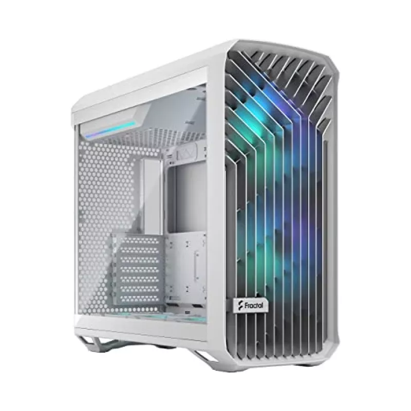 Caixa para PC Fractal Design Torrent White – compatível com ATX, EATX, microATX, ITX; 2 ventoinhas frontais de 180 mm; baías de 2,5 inch/3,5 inch