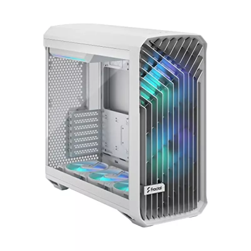 Caixa para PC Fractal Design Torrent White – compatível com ATX, EATX, microATX, ITX; 2 ventoinhas frontais de 180 mm; baías de 2,5 inch/3,5 inch