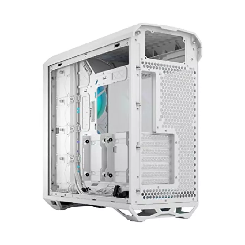 Caixa para PC Fractal Design Torrent White – compatível com ATX, EATX, microATX, ITX; 2 ventoinhas frontais de 180 mm; baías de 2,5 inch/3,5 inch
