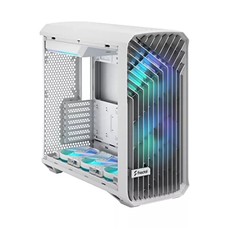 Caixa para PC Fractal Design Torrent White – compatível com ATX, EATX, microATX, ITX; 2 ventoinhas frontais de 180 mm; baías de 2,5 inch/3,5 inch
