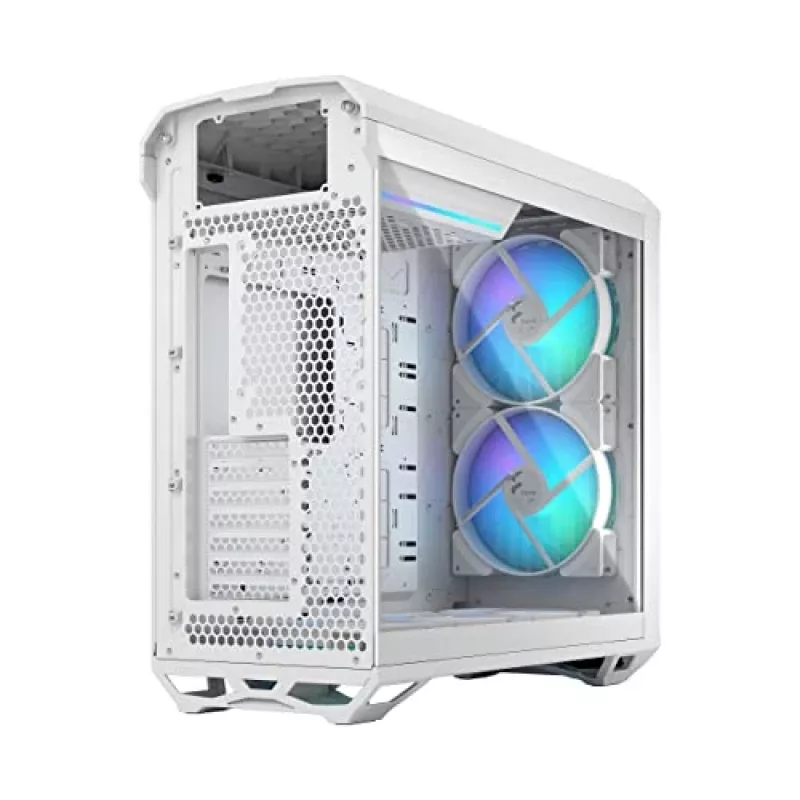 Caixa para PC Fractal Design Torrent White – compatível com ATX, EATX, microATX, ITX; 2 ventoinhas frontais de 180 mm; baías de 2,5 inch/3,5 inch