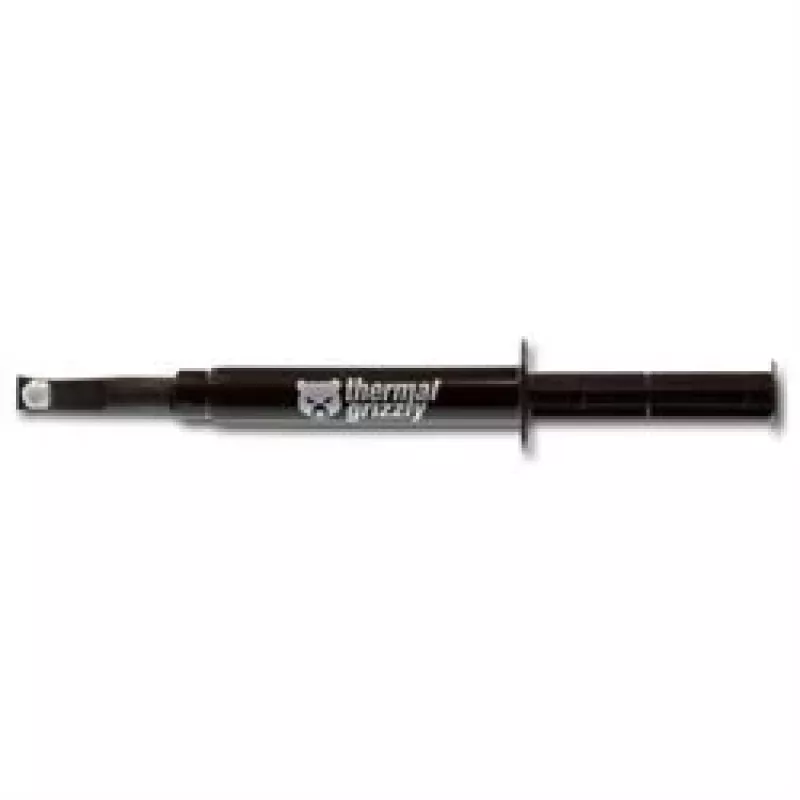 Thermal Grizzly | Pasta térmica Conductonaut 1g | Universal | Condutividade térmica: 73 W/mK; Viscosidade: 0,0021 Pas; Densidade: 6,24 g/cm³; Temperatura: -10 °C / +140 °C; Conteúdo: 1g