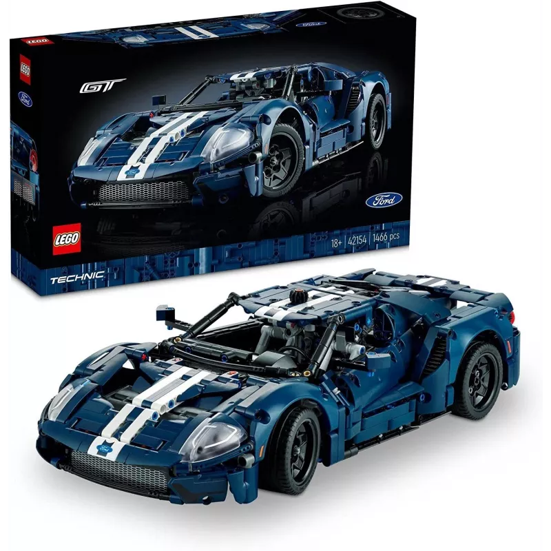 LEGO 42154 Technic 2022 Ford GT Conjunto de construção de modelo para adultos