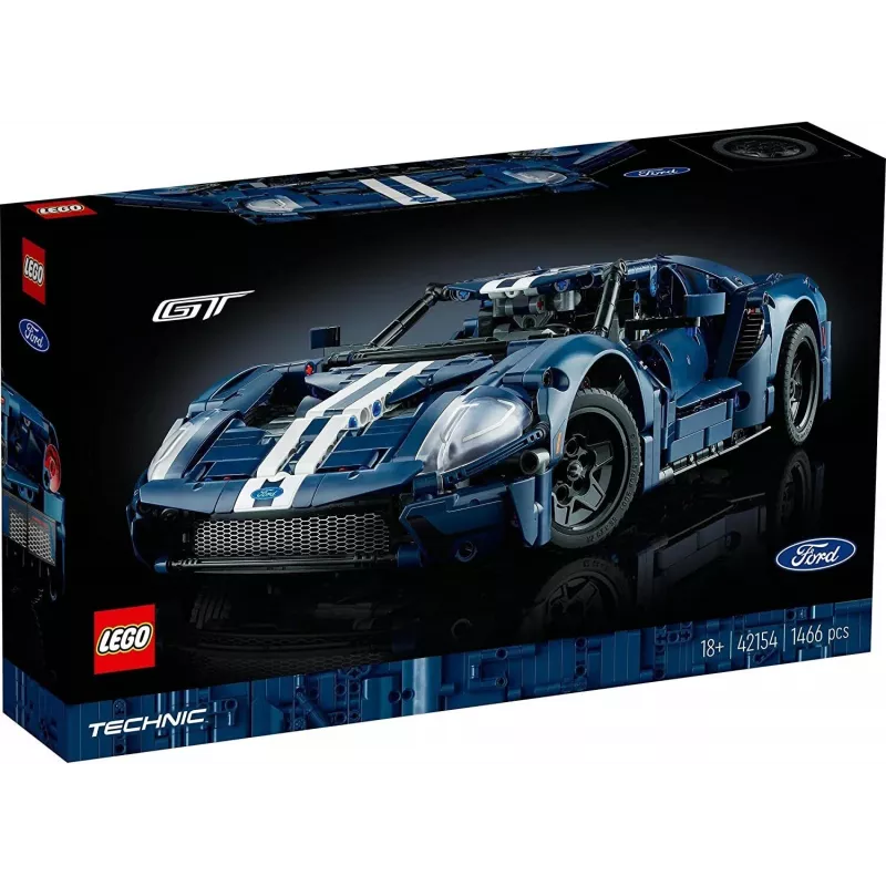LEGO 42154 Technic 2022 Ford GT Conjunto de construção de modelo para adultos