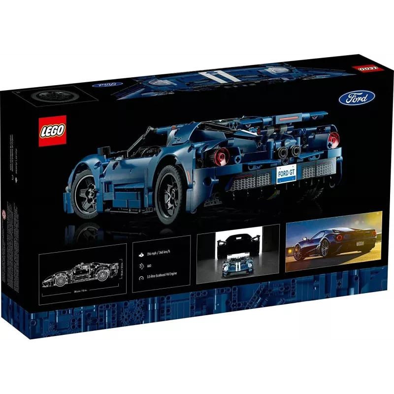LEGO 42154 Technic 2022 Ford GT Conjunto de construção de modelo para adultos