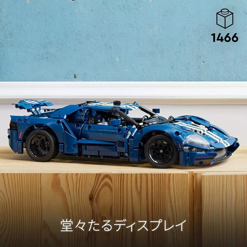 LEGO 42154 Technic 2022 Ford GT Conjunto de construção de modelo para adultos