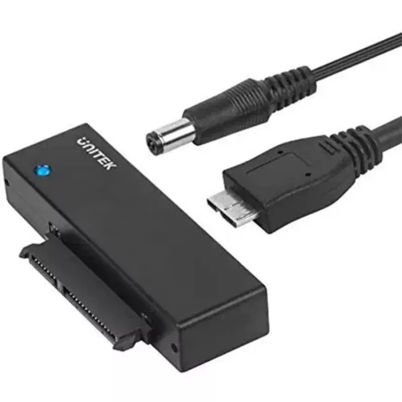 Placa de interface Unitek Y-1039, cabo USB incluído, 5 Gbit/s, preto, Plug-and-Play