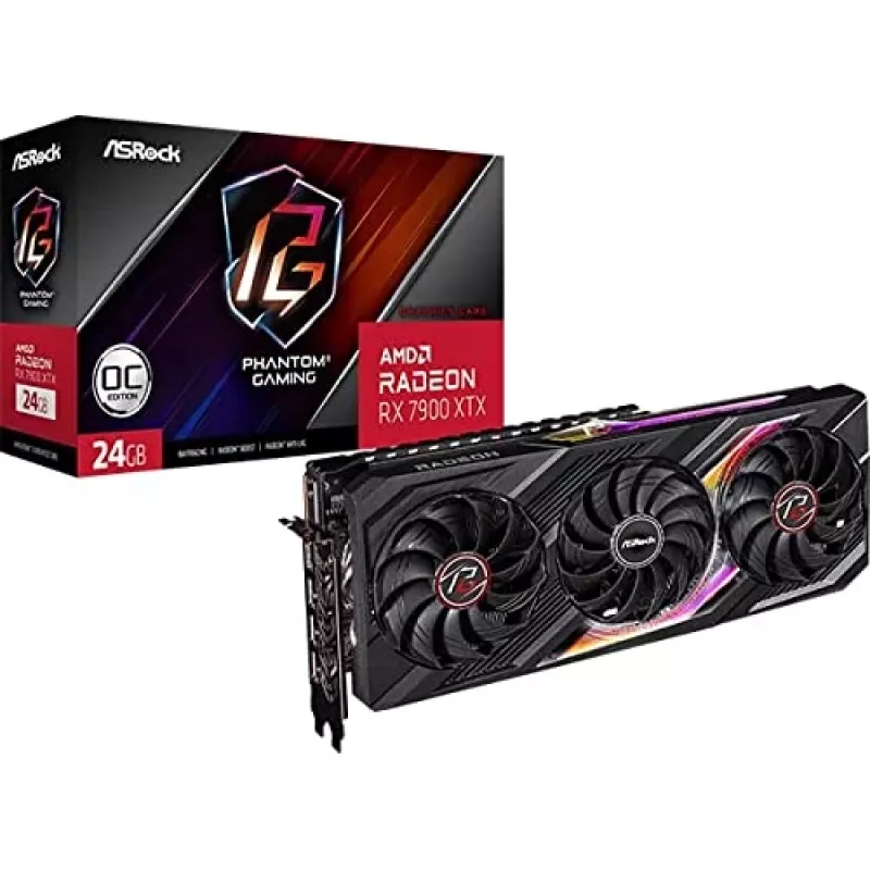 Placa gráfica ASRock Radeon RX 7900 XTX Phantom Gaming 24GB GDDR6