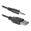Altifalantes de secretária DEFENDER SPK-240 com fios, 2.0, 6 W RMS, alimentação USB, 3,5 mm, preto