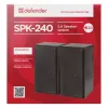 Altifalantes de secretária DEFENDER SPK-240 com fios, 2.0, 6 W RMS, alimentação USB, 3,5 mm, preto