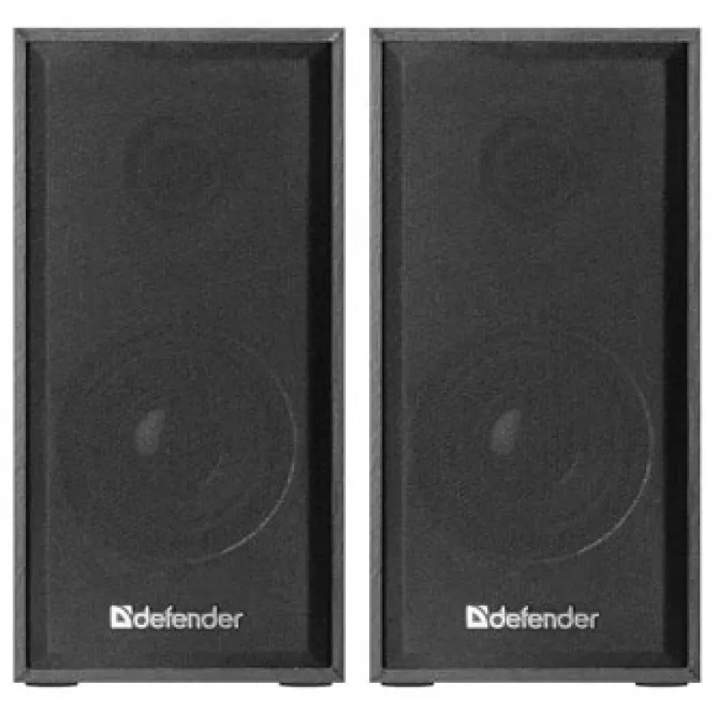 Altifalantes de secretária DEFENDER SPK-240 com fios, 2.0, 6 W RMS, alimentação USB, 3,5 mm, preto