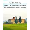 Router sem fios Cudy LT500D Fast Ethernet Dual-Band (2,4 GHz / 5 GHz) 4G Preto