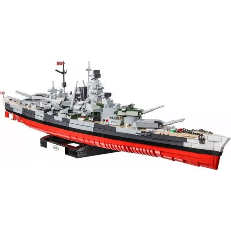 COBI 4839 Historical Collection conjunto de blocos de construção couraçado Tirpitz, 2810 elementos, 1:300