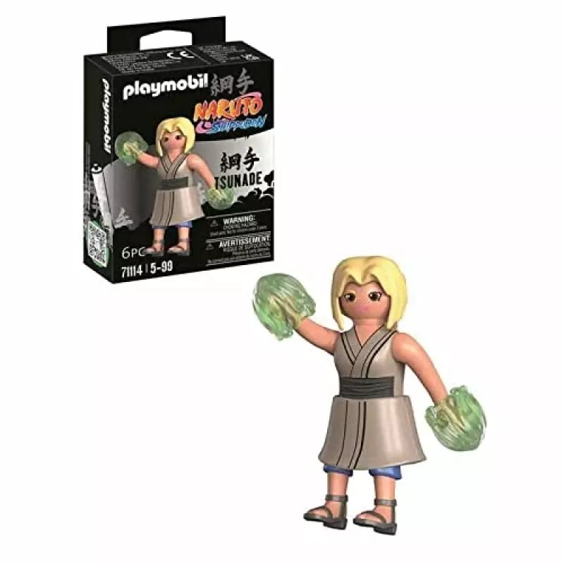 Playmobil 71114 Naruto: conjunto de figuras Tsunade Naruto Shippuden conjunto de figuras de coleção de anime para crianças e fãs a partir de 5 anos