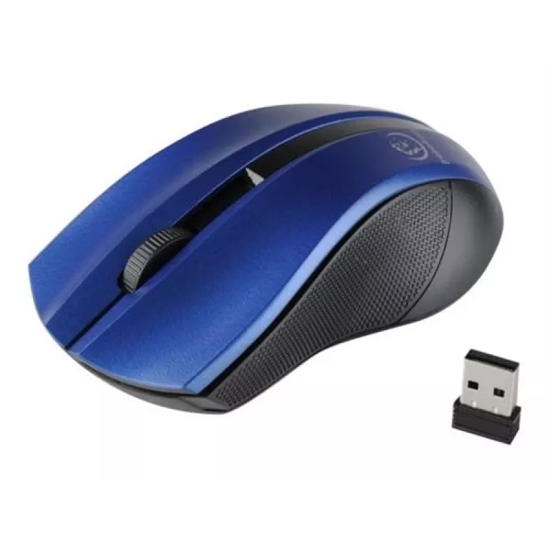 Rato ótico sem fios Rebeltec, Galaxy azul/preto