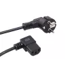 Cabo de alimentação com ficha angular de 3 pinos 3M MCTV EU-803