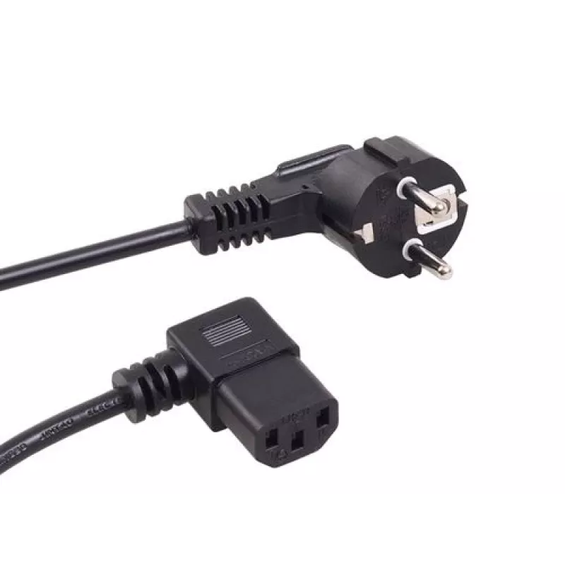 Cabo de alimentação com ficha angular de 3 pinos 3M MCTV EU-803
