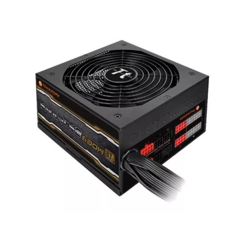 Thermaltake Smart SE 630W fonte de alimentação ATX modular, 80 PLUS Gold, PFC ativo, ventoinha de 140 mm, Single Rail