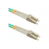 Qoltec - Cabo de patch - LC/UPC Multimode (M) para LC/UPC Multimode (M) - 1 m - Fibra ótica - Duplex - 50/125 micrómetros - OM3 - isento de halogéneos