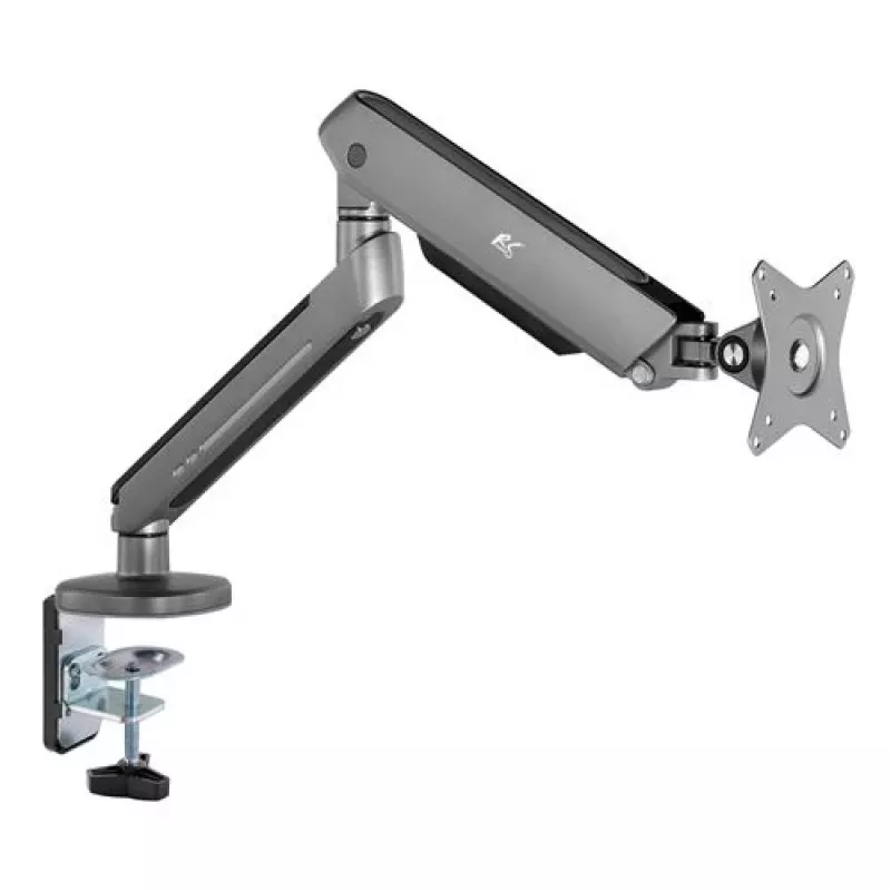 Suporte para monitor gaming NanoRS 17-32 com iluminação LED RGB suporte de mesa altura ajustável giratório inclinável máx. 9 kg VESA 75x75 / 100x100