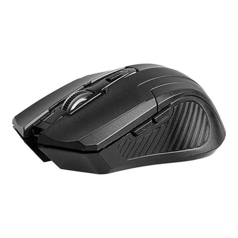 Tracer Fairy – rato ótico – 6 botões – sem fios – 2,4 GHz – recetor USB sem fios – preto