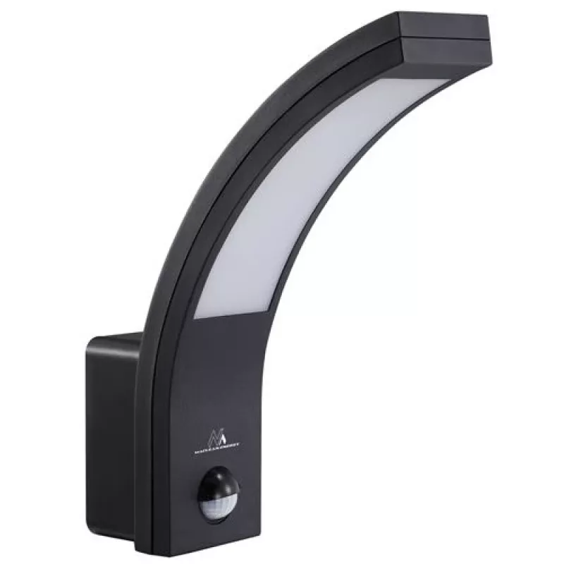 Luminária LED exterior com detetor de movimento MACLEAN MCE244B — luminária LED com detetor de movimento integrado