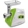 Picadora de carne ESPERANZA EKM012G — 600 W, lâmina de aço inoxidável, funil para salsichas, acessório para kebbe, marcha atrás, pés antiderrapantes, branco/verde