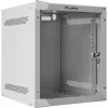Lanberg WF10-2306-10S armário rack de parede de 10" 6U, 336×280×310 mm, porta de vidro, 20 kg, cinzento (RAL 7035)