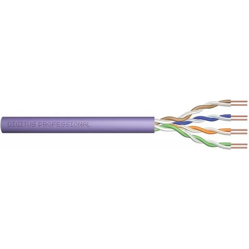 Cabo de rede DIGITUS DK-1611-V-305-1 U/UTP Cat 6 305 m violeta