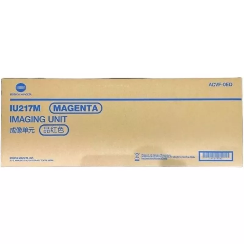 Konica Minolta ACVF0ED/DR-217M unidade de tambor magenta, 87K páginas para KM...