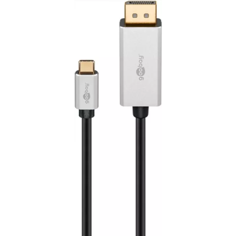 Goobay | cabo adaptador USB-C para DisplayPort | 60176 | Type-C | DisplayPort | USB-C para DisplayPort | 2 m